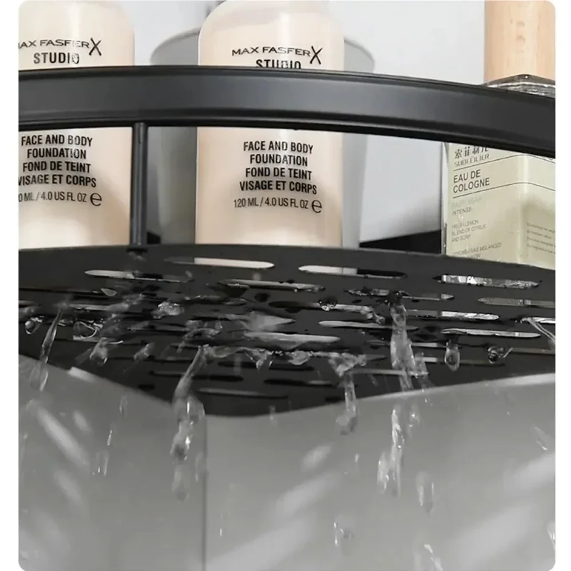 Стеллаж для хранения в ванной комнате кухонный шкаф алюминиевый сплав душ