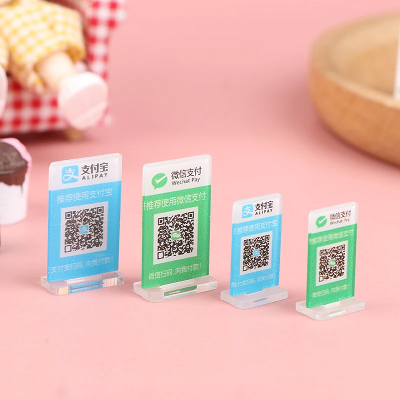 S/L 1:12 миниатюрный домик для кукольного домика модель QR-кода мини-QR-код
