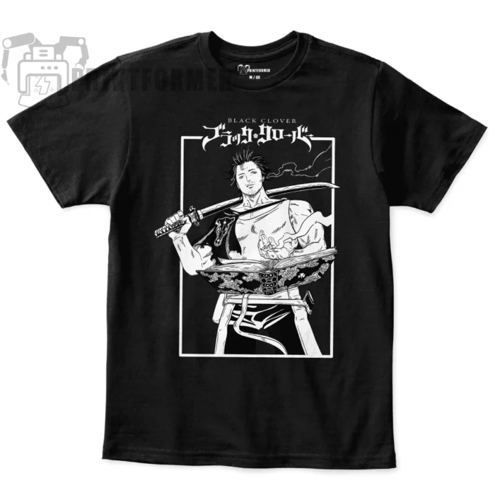 Футболка унисекс Черный клевер Yami Sukehiro /