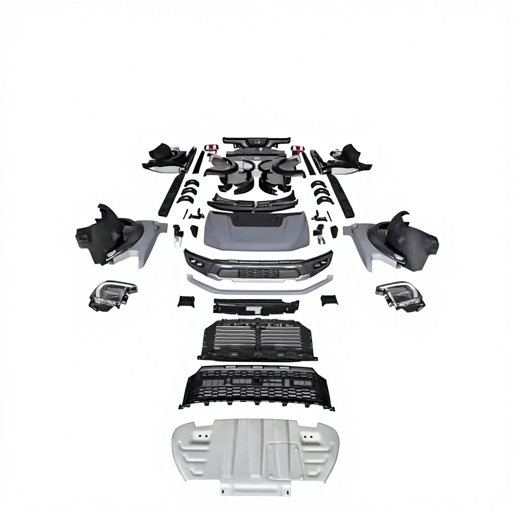Фото Комплекты для переоборудования кузова Ford F150 2015-2019 в стиль Raptor 21: капот, крылья, фары, задние фонари, бампер, диффузор, детали кузова №3