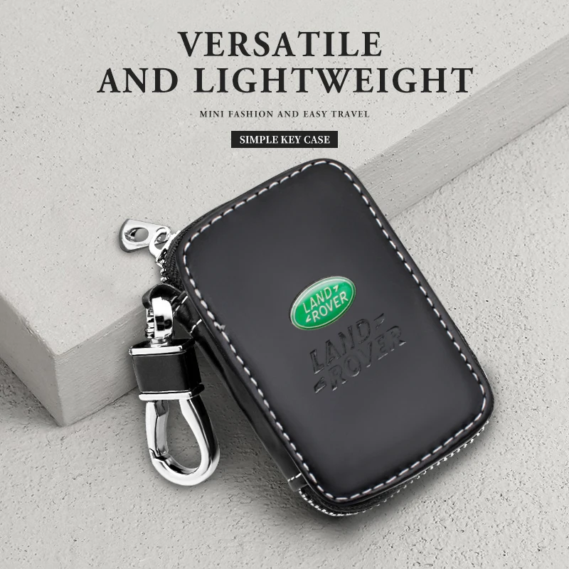

Car Keychain Logo Leather For Range Rover Evoque Range Rover Sport Land Rover Defender Freelander 2 Discovery 4 2022 Accessories