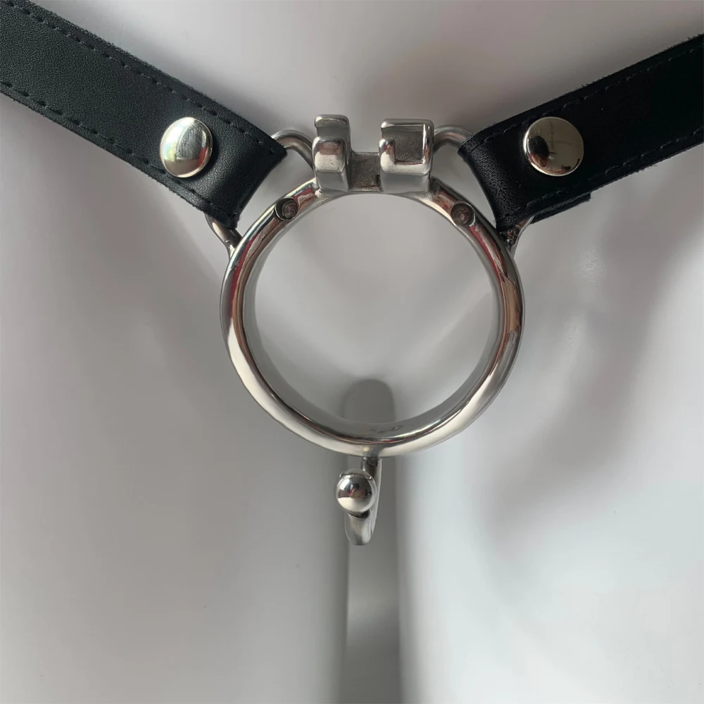 Кольцо на Петух из нержавеющей стали BEADSX с двумя ушами и ремешком ПУ для