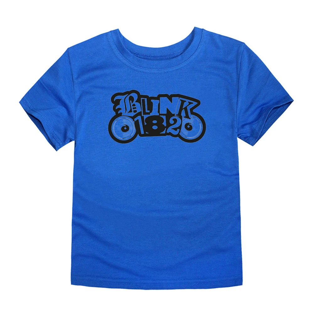 

Футболка с коротким рукавом для мальчиков и девочек, в стиле панк