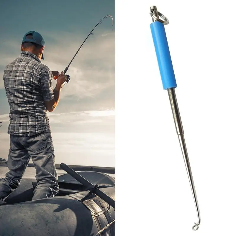 

1pcs Easy Fish Hook Remover Stainless Steel Safety Fishing Hook Extractor Detacher Rapid Decoupling Device Fishing Tools