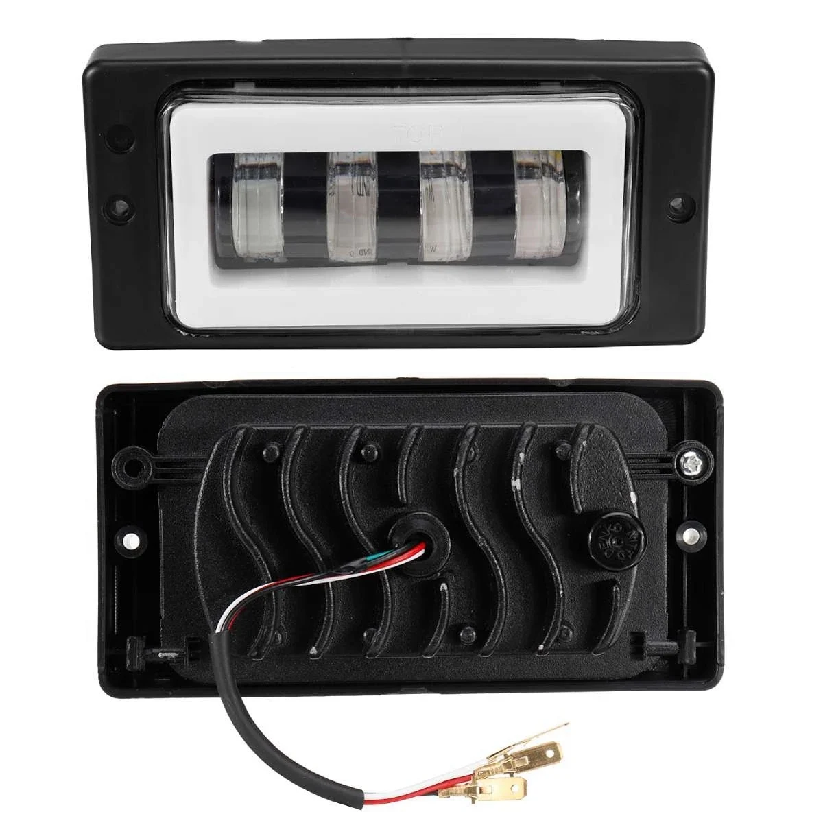 СВЕТОДИОДНЫЙ противотуманные фары 12 24 В дневные ходовые огни ДХО для Lada 2110 2111 2112