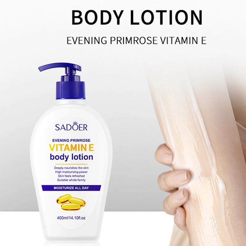 

Evening Primrose Vitamin E Body Lotion Whitening, Nourishing, Moisturizing and Moisturizing lotion