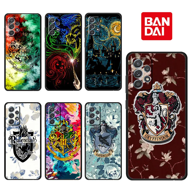 

Bandai Case for Samsung Galaxy A02 A02s A03 A11 A12 A13 A21 A51 A71 A52s A72 Cover Silicone Coque TPU Funda Harry Floral Icon