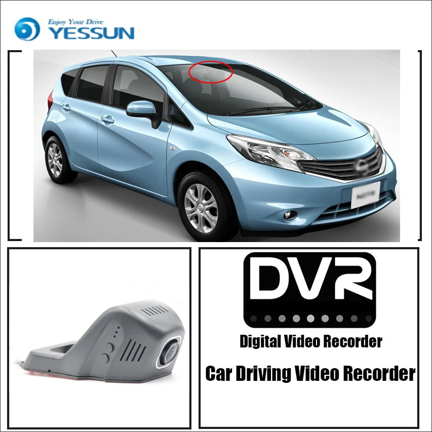 

YESSUN для Nissan Note Автомобильный видеорегистратор для вождения Wifi DVR мини камера Novatek 96658 FHD 1080P видеорегистратор ночное видение