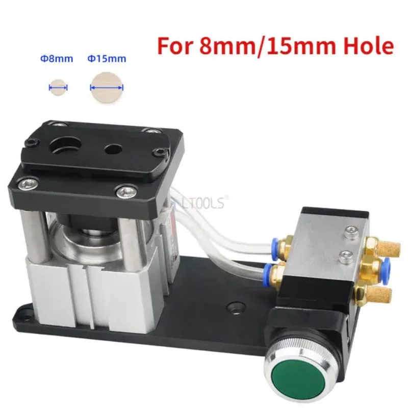 2 в 1 машина для облицовки кромок и перфорации, пневматический инструмент для облицовки кромок, направляющая для отверстий в деревообработке, кромке, облицовке кожи, 8/15 мм алексей губарев по кромке удачи кн 5 басов за горизонт