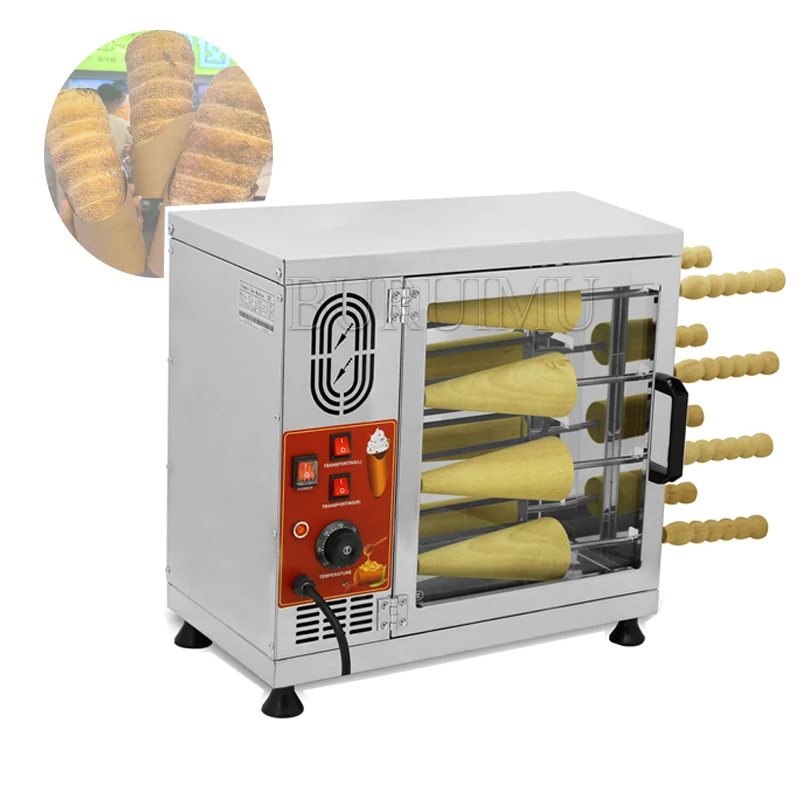 Коммерческая венгерская машина Kurtos Kalacs электрическая для приготовления печи