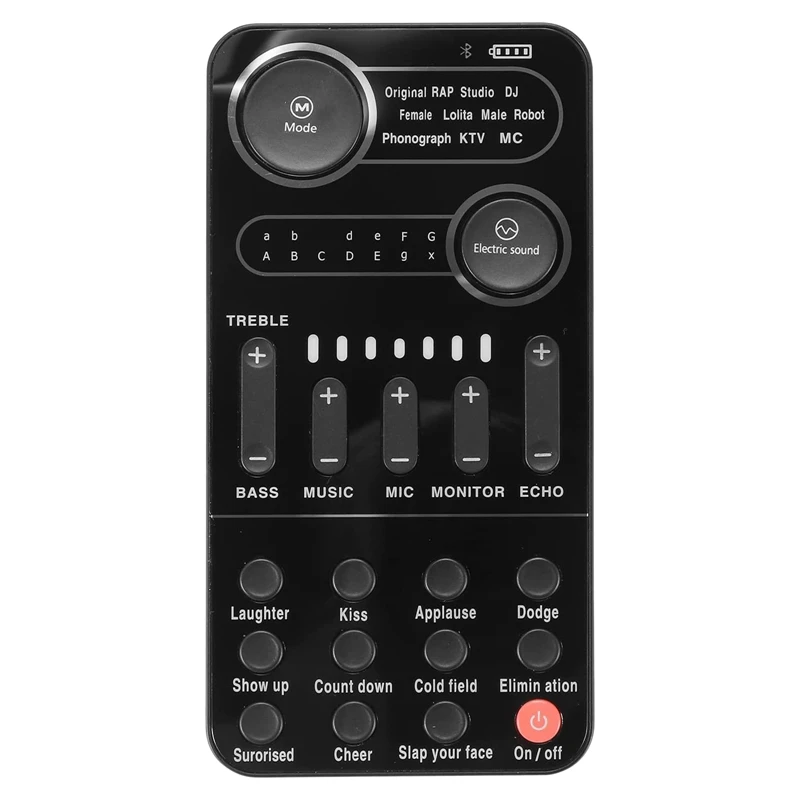 

Live Sound Card Video Entertainment Sound Mixer Board Multiple Sound Effects Live Sound Card For Live Streaming