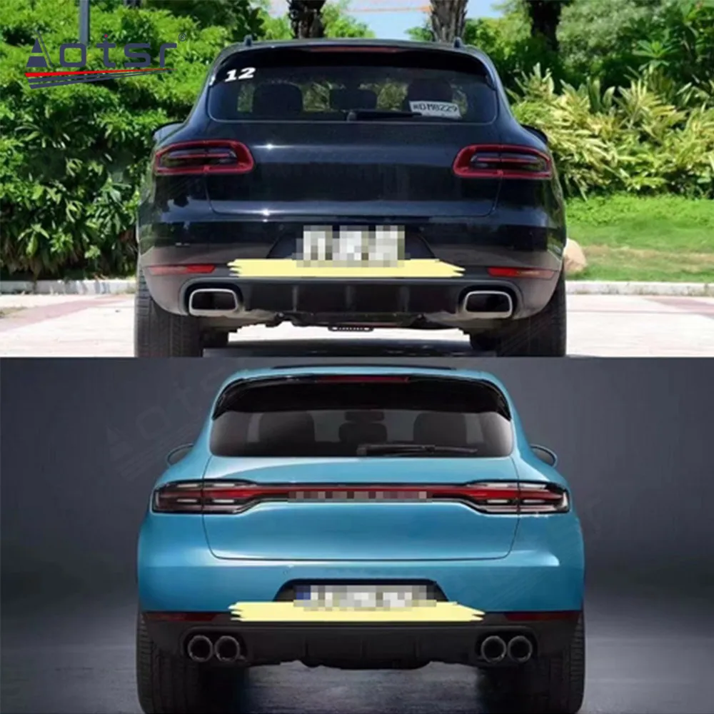 Модификация сквозного заднего фонаря автомобиля для Porsche Macan Decorate/Porsche 718 Cayman