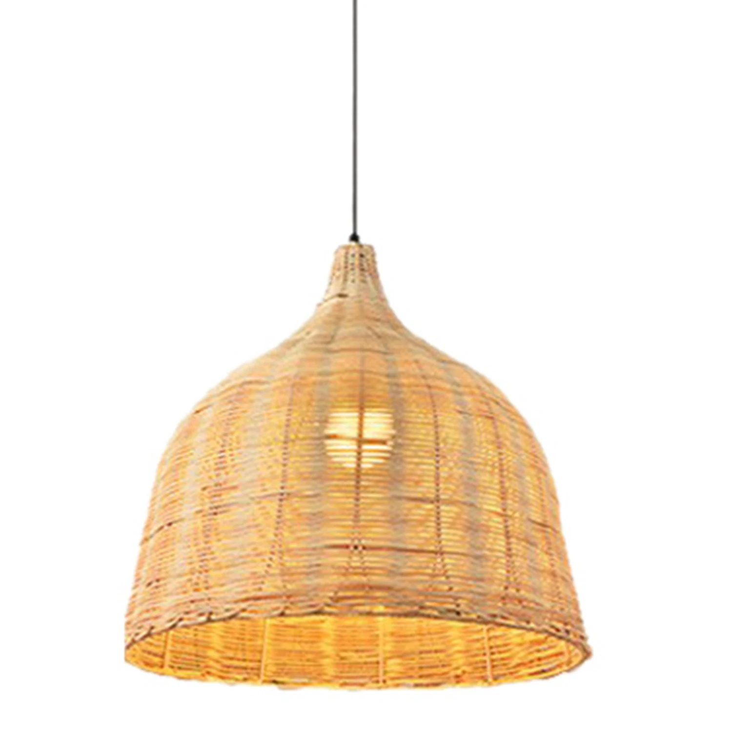 

Rattan Lamp Pendant Light Vintage Hanging Lamp Shades E27 Living Room Dining Room Decor Cafe Restaurant Hanglamp(XXS)