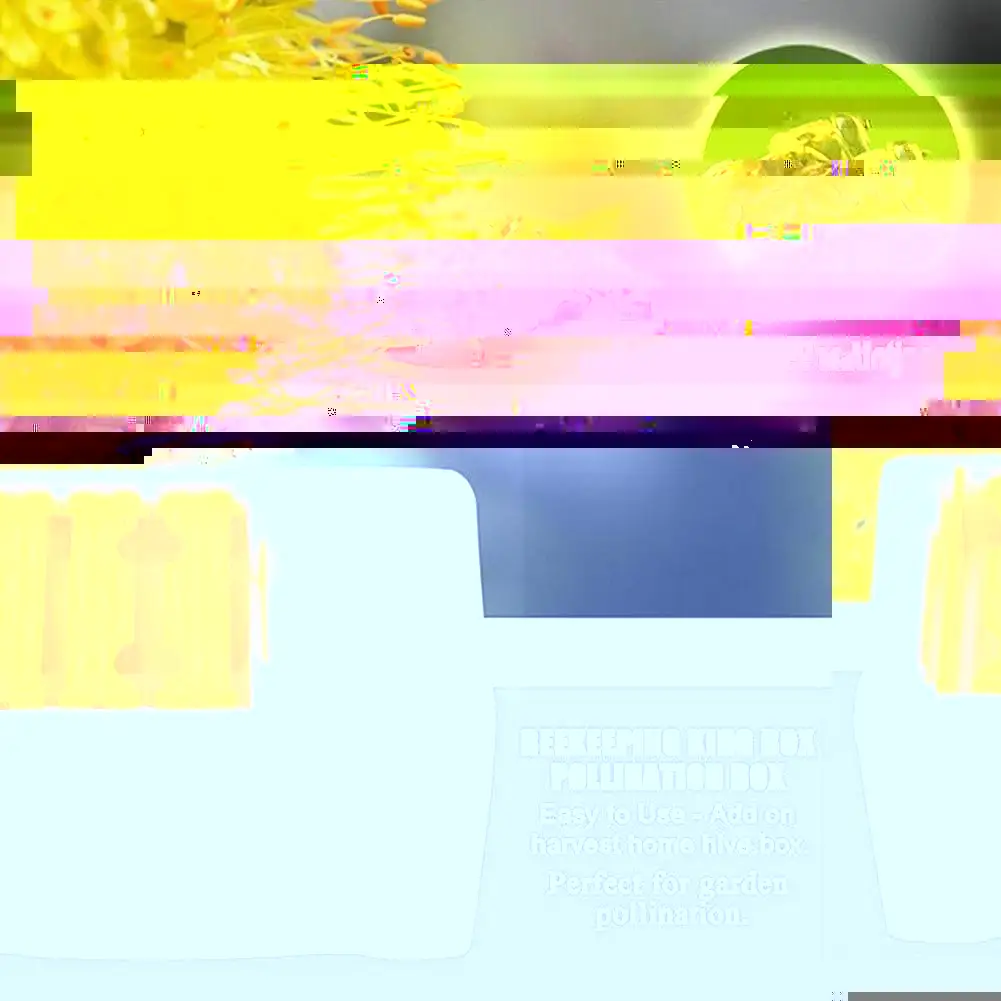 

Beekeeping King Box Pollination Box Foam Frames Beekeeping Equipment Kit Harvest Bee Hive Box For Garden Pollinator Beekeep R0f1