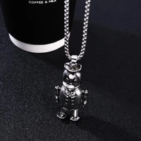 hot fashionable fashion new hip hop necklace street fashion cool limbs movable donald duck pendant disco jumping sweater chain