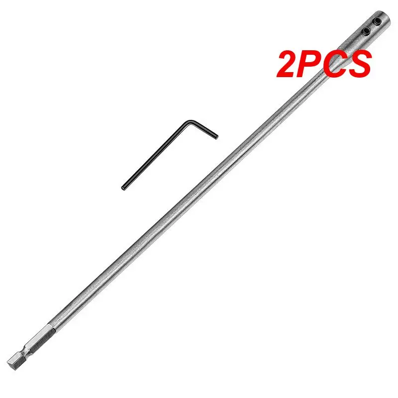 

2PCS 150/300mm Extension Bar with Small Wrench Hexagonal Shank Extension Bars Holder Drill Bits Screwdriver Connecting Rod
