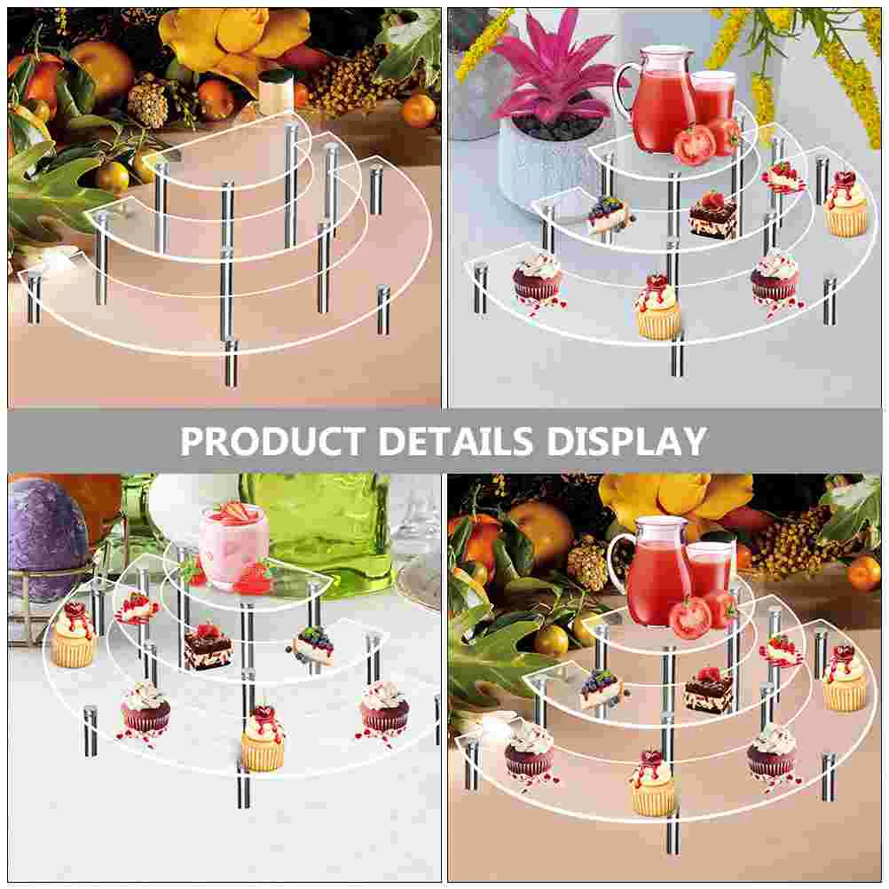 Полки для дисплея подставка торта фестиваль держатель кексов штабелируемый