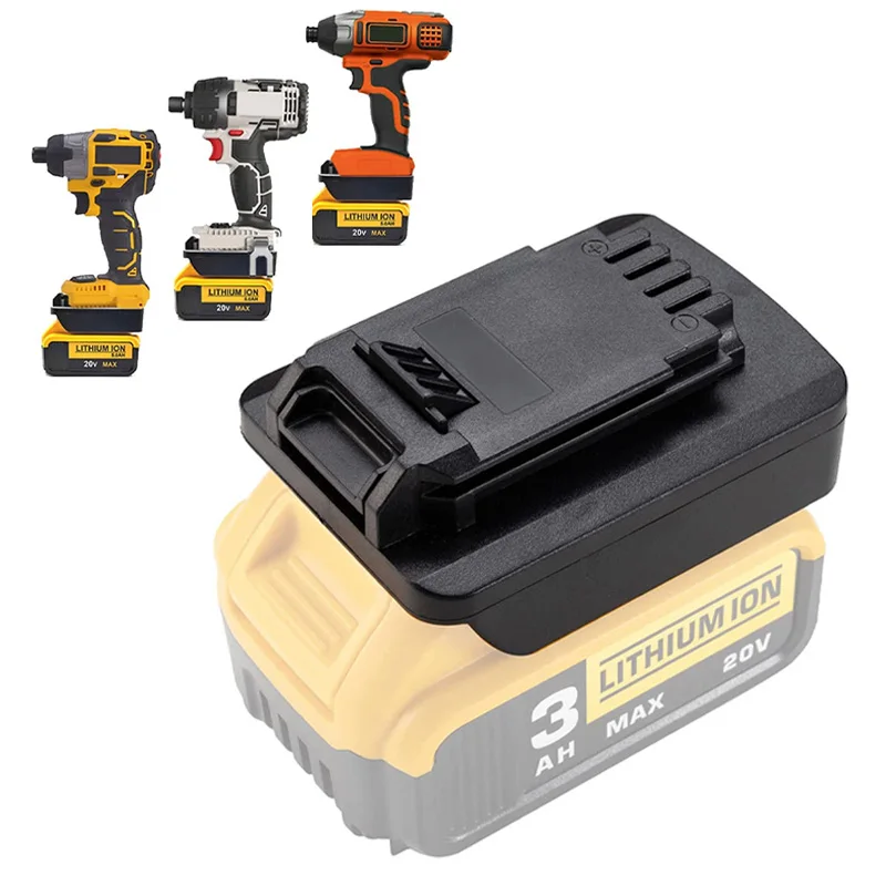 

Adapter Converter For Dewalt 18v 20v Lithium Battery Converted To For Black&Decker/Porter-Cable/Stanley Battery Power Tool