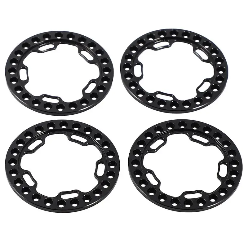 

4PCS Alloy Wheel Rims Beadlock Ring 1.9 Inch Replacement Wheel Ring For 1/10 RC Axial SCX10 Crawler Car