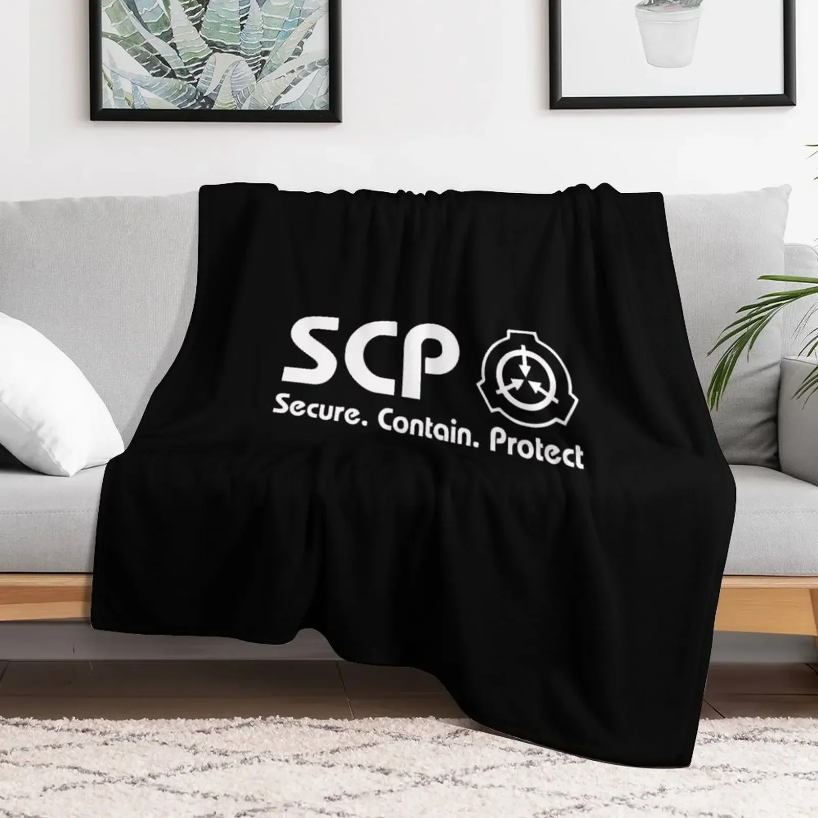 Scp Foundation плюшевый плед