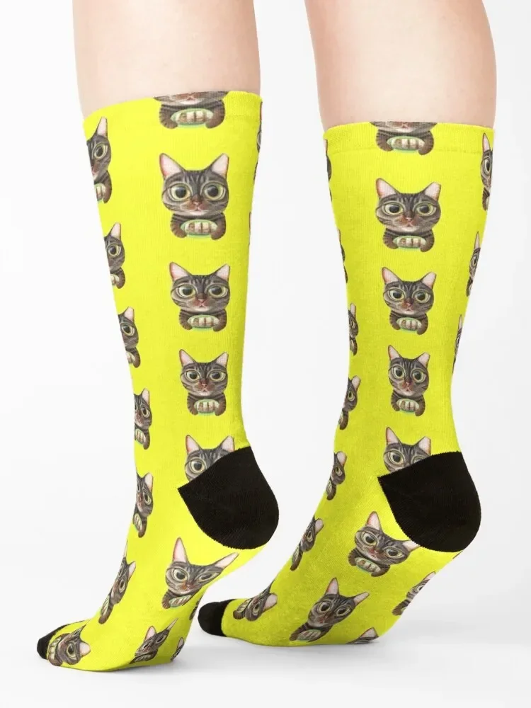 Tamaow оригинальный портрет кошки картофель с попой | Носки яркие подвязки обувь