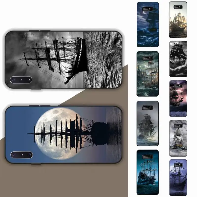 

Yinuoda Sailing Ship Pirate Ship Phone Case for Samsung Note 5 7 8 9 10 20 pro plus lite ultra A21 12 72