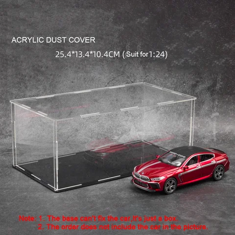 Прозрачный акриловый бокс для моделей автомобилей YBC YIBAICHENG 1/32 1/24