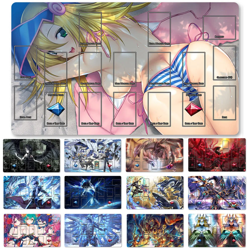 

Лидер продаж, игровой коврик OCG Blue-eyes Ultimate Dragon Dark, волшебный поединок, игровые коврики для монстров, совместимые с YuGiOh TCG + бесплатная сумка...