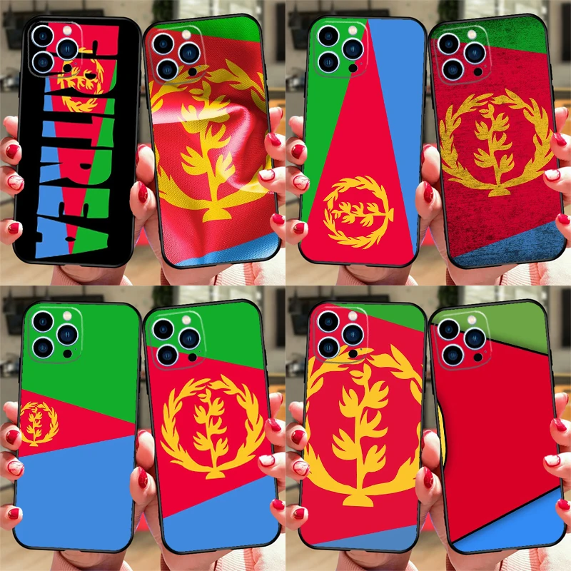 Силиконовый чехол с флагом Эритреи для iPhone 13 11 12 Pro Max XR X XS 7 8 Plus SE 2020 мягкая задняя
