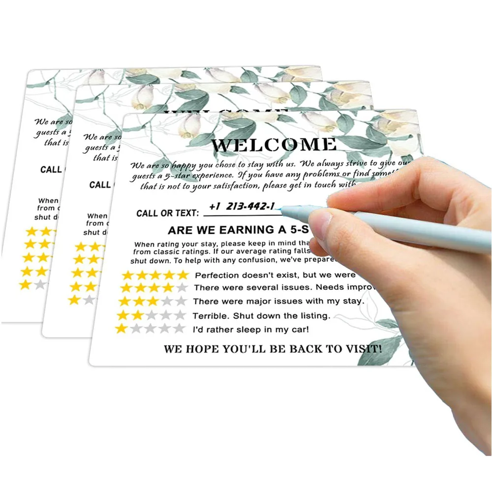 6-дюймовый гостевой магнит краткосрочная аренда 5-звездочное объяснение для