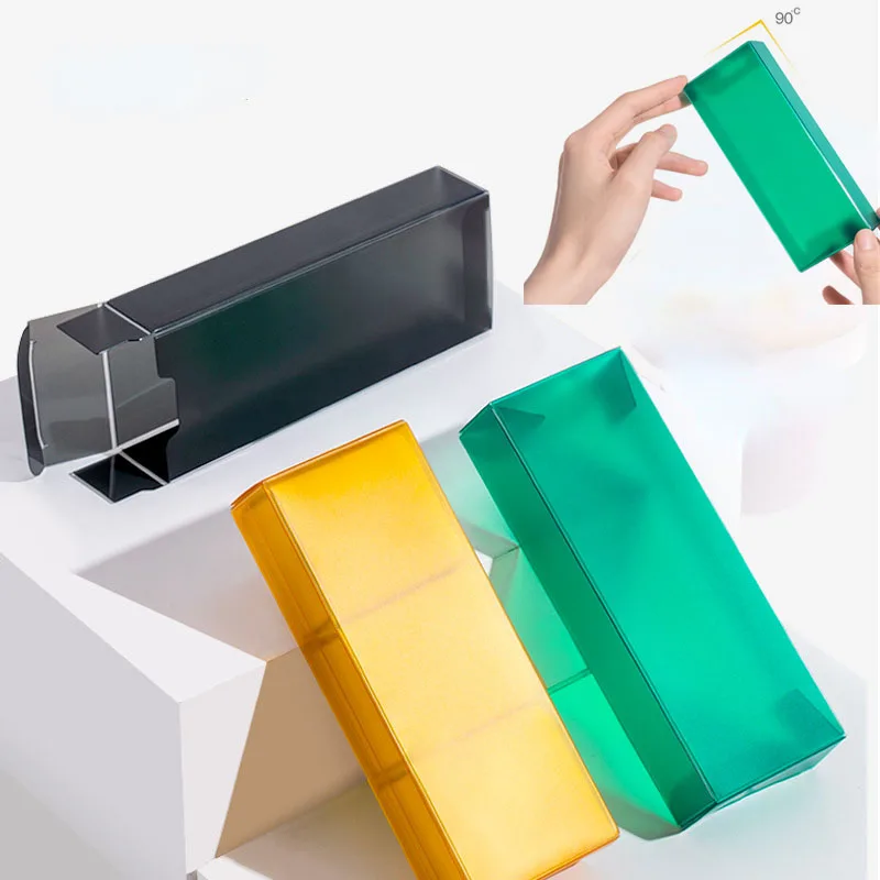 

Tea Packaging Box Transparent Empty PVC Gift Box Snack Candy Inner Bag