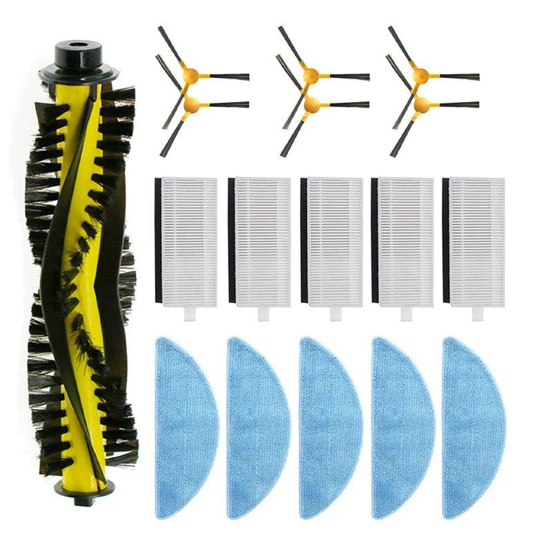 

1Set Vacuum Cleaner Accessories Robot Sweeping Accessories Roller Brush Side Brushes HEPA Filter For Neatsvor X500