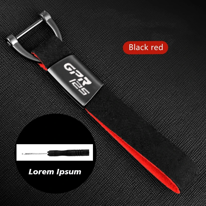 

New car accessories/suede leather universal quality keychain suitable for Aprilia RST1000 RST 1000 FUTURA motorcycle keychain