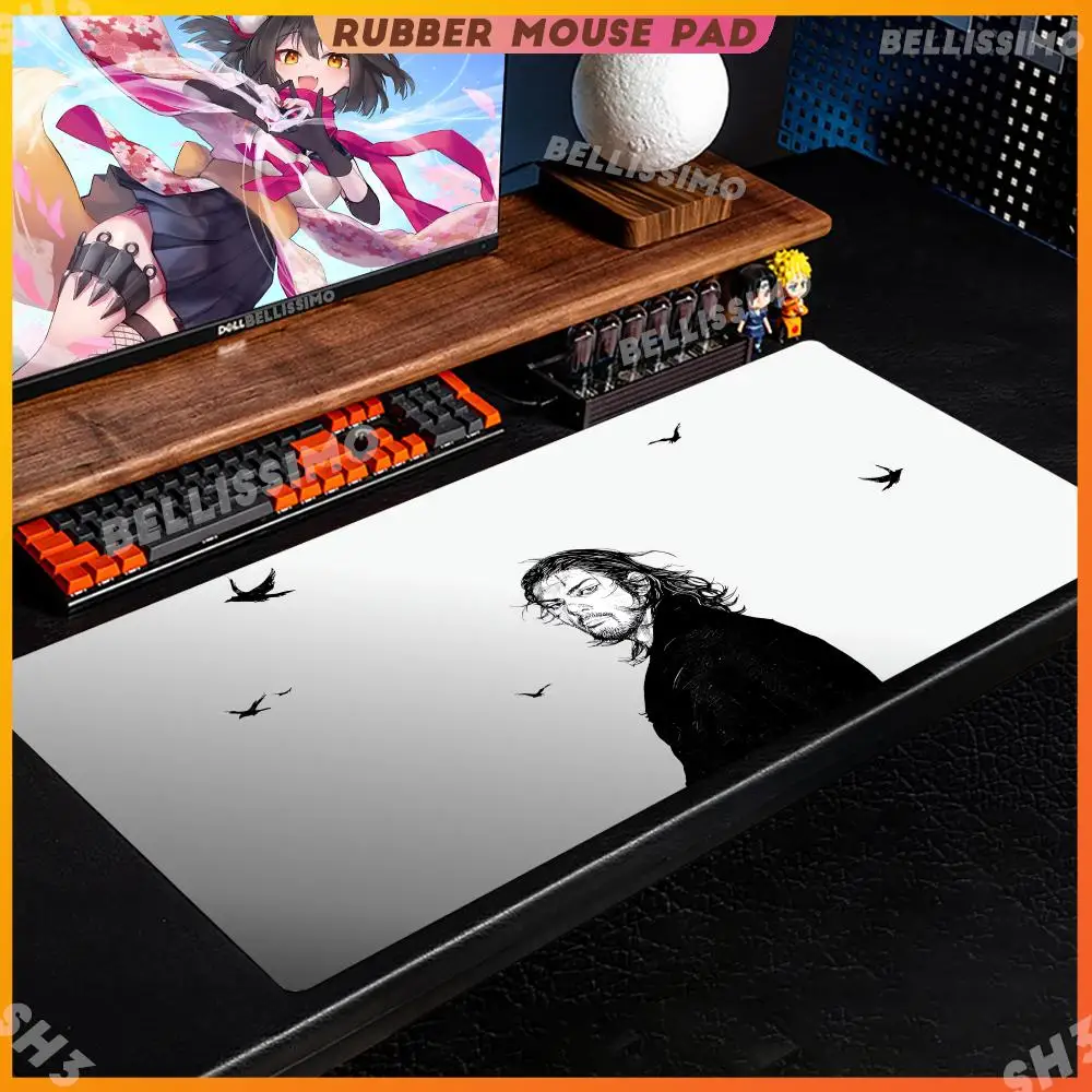 Игровой коврик для мыши V _ vagabond Нескользящий Резиновый с фиксацией по краям