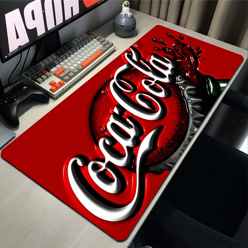 

Mause Pad Mouse Cocas Cola Xxl Mousepad Gamer 900x400 Keyboard Gaming Mats Playmat Computer and Office Deskmat Table Mat Deskpad