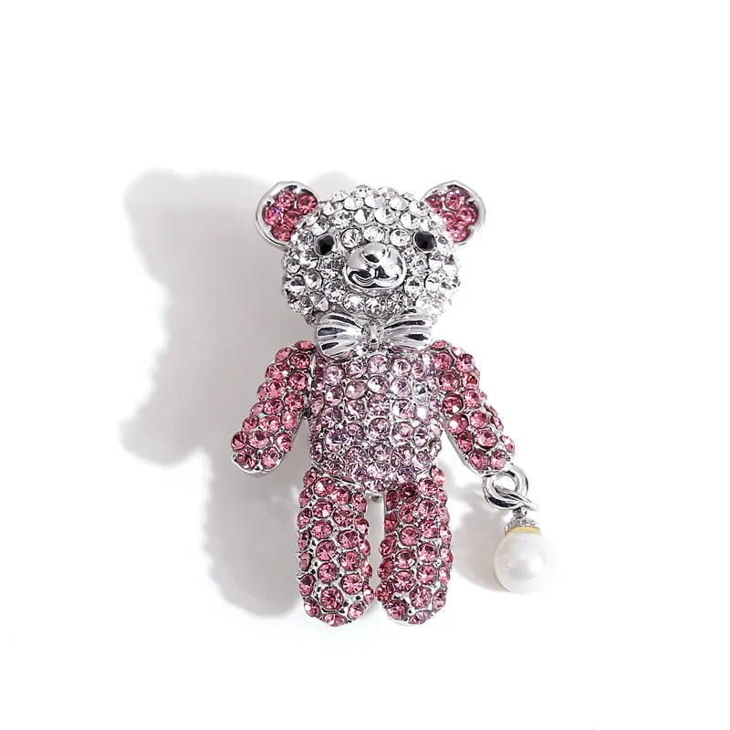 Брошь в виде мишки