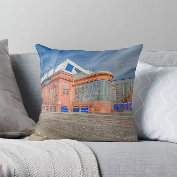 

Ibrox Stadium Printing Throw Pillow Cover Throw Comfort Bedroom Cushion Home Hotel Fashion Decorative Waist Pillows not include