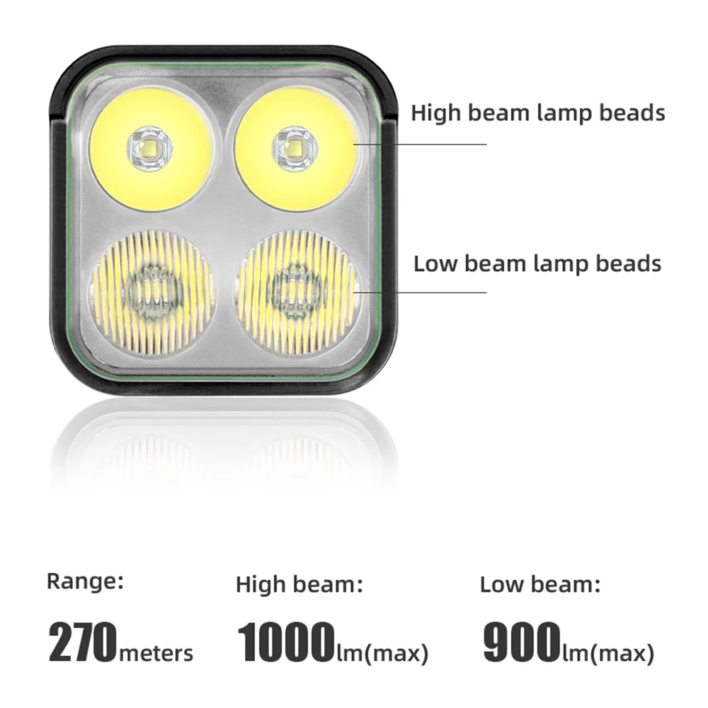 Bike Light IPX5 Waterproof USB LED 5000mAh MTB Bicycle Front Lamp Headlight Aluminum Ultralight Cycling Flashlight Accessories
