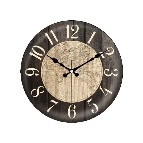 Больше дизайнов декоративные настенные часы с бесшумным механизмом из