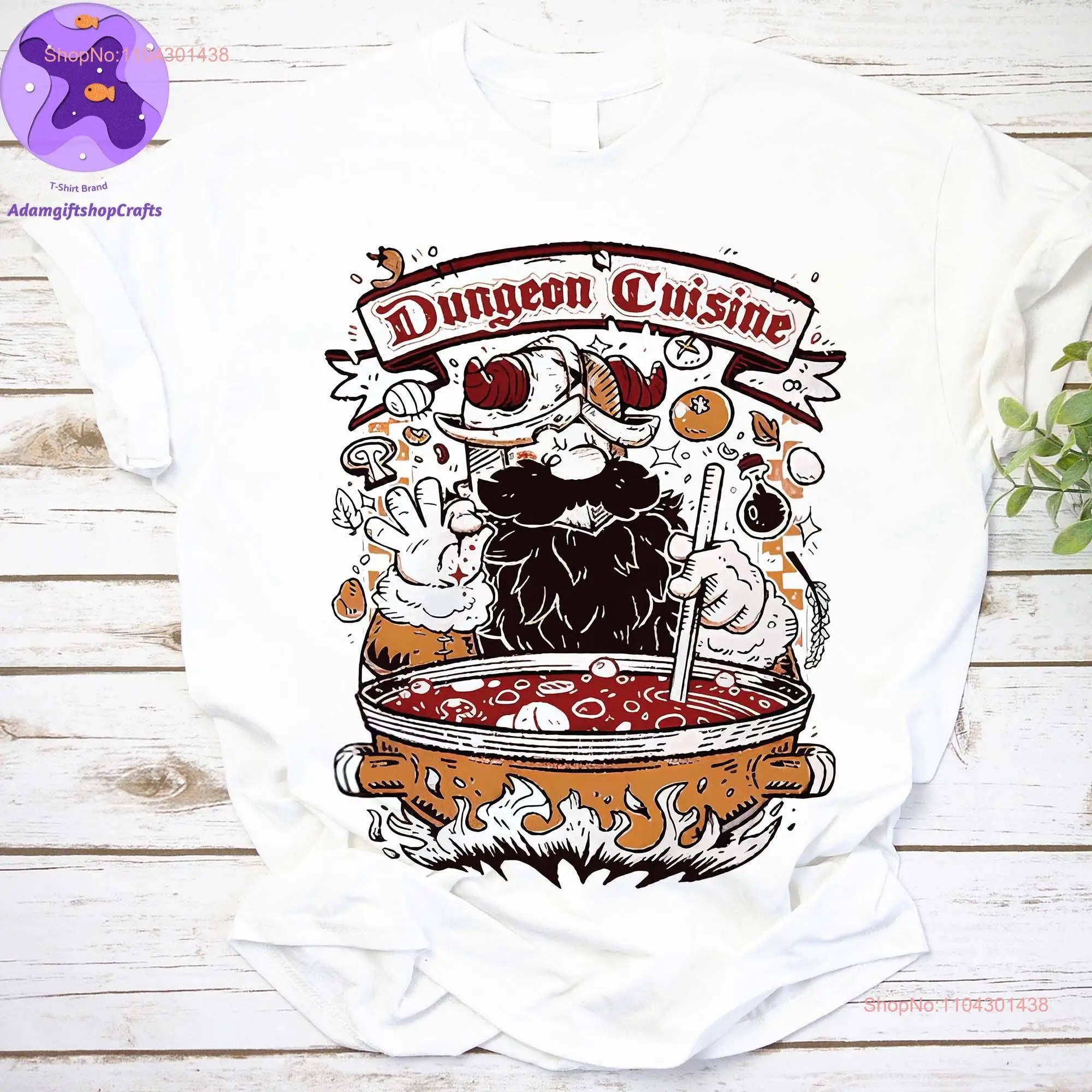 Dungeon Cuisine T Shirt Senshi Delicious Meshi Cooking Funny Fantasy World long or short sleeves