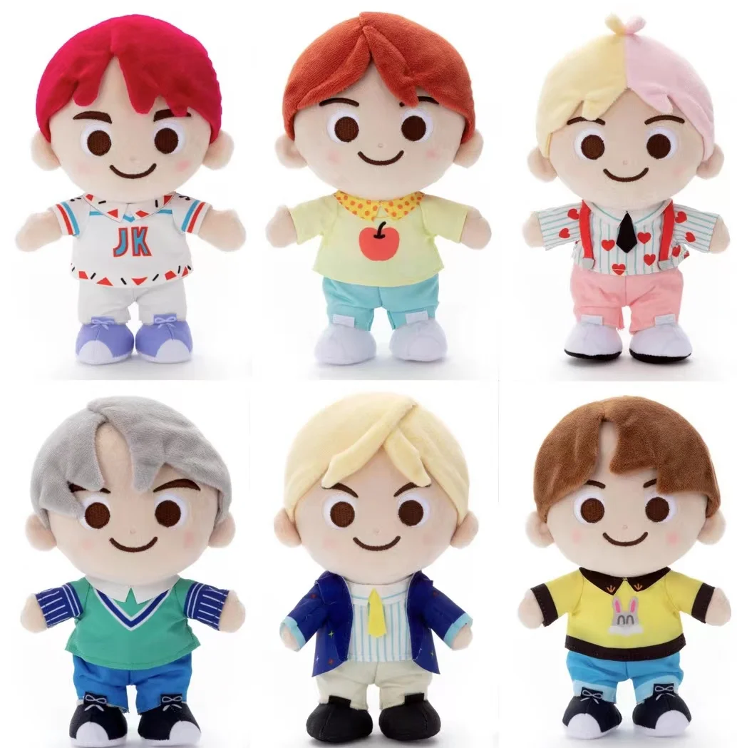 

Bt21 Plush Toy Kpop Stars Peripheral Kawaii Animals Soft Stuffed Dolls TinyTAN BTS V RM