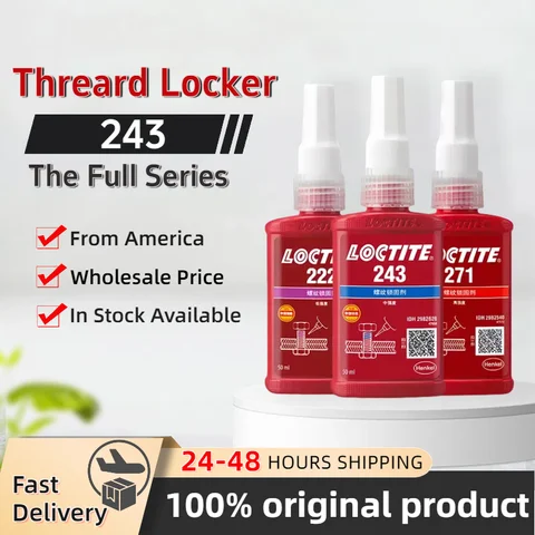 Loctite анаэробный клей для фиксации резьбы 50 мл