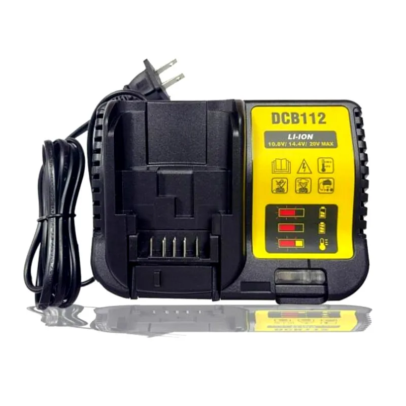 

DCB112 Li-Ion Battery Charger For Dewalt 10.8V 12V 14.4V 18V 20v Max DCB101 DCB200 DCB140 DCB105 DCB200 2021 DCB203 DCB205