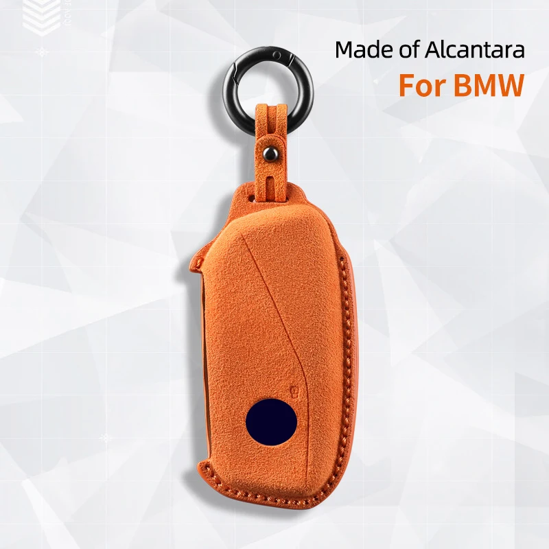 Корпус автомобильного ключа, замша для BMW I7 X7 735i 740i G07 LCI IX I20 X1 U11 7 серии G70 G09 XM U06 G81 Чехол для ключей, сумка, аксессуары (art.: 3920d2a484f54) - 3920d2a484f54