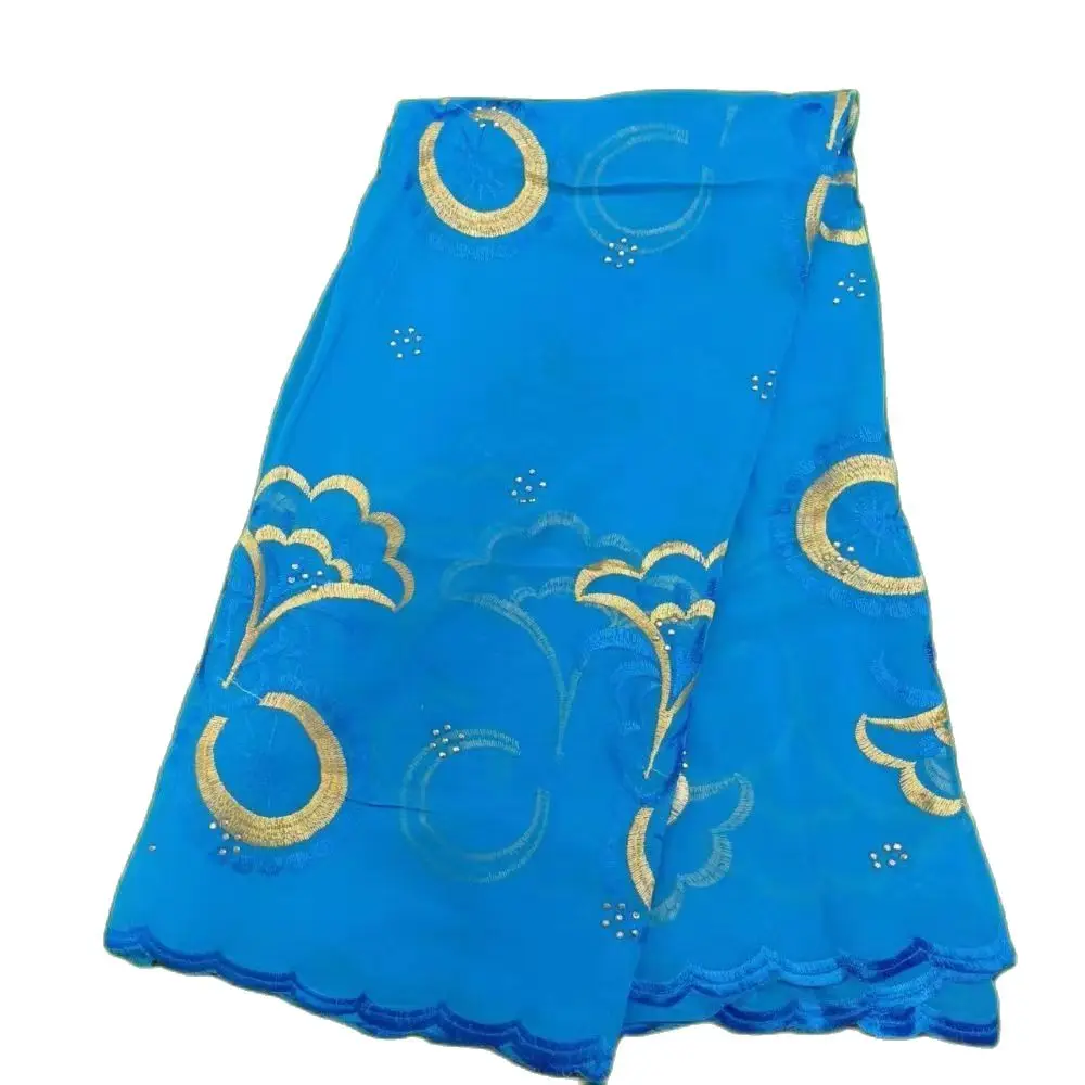 Latest African Muslin Islamic Hijab Dubai Embroidery Scarf kashkha dubai scarf muslim african shawls cotton good quality designs