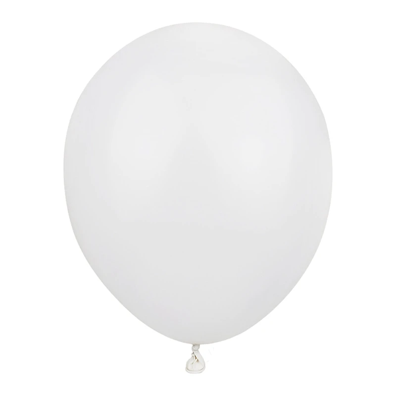 

LBER Matte White Latex Balloons Birthday Wedding Party Decoration Air Helium Balloons