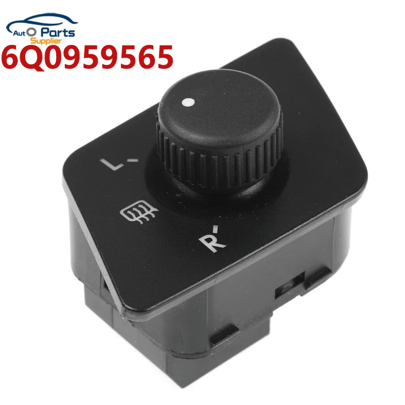 Фото Кнопка регулировки зеркала заднего вида 6Q0959565, 6QD959565 для Volkswagen VW Polo IV, Skoda Fabia I №1