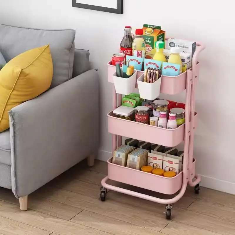 Полка для хранения на тележке органайзер кухонной мебели тележка