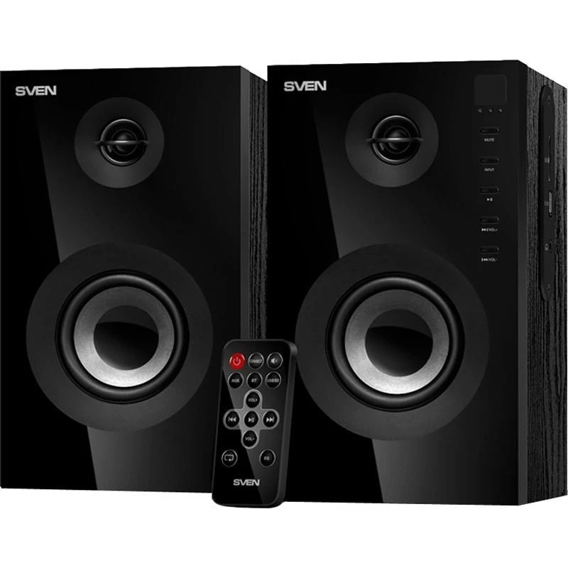 Колонки для компьютера SVEN SPS 615 чёрный (20 Вт 60 Гц 20 кГц Bluetooth ПДУ эквалайзер