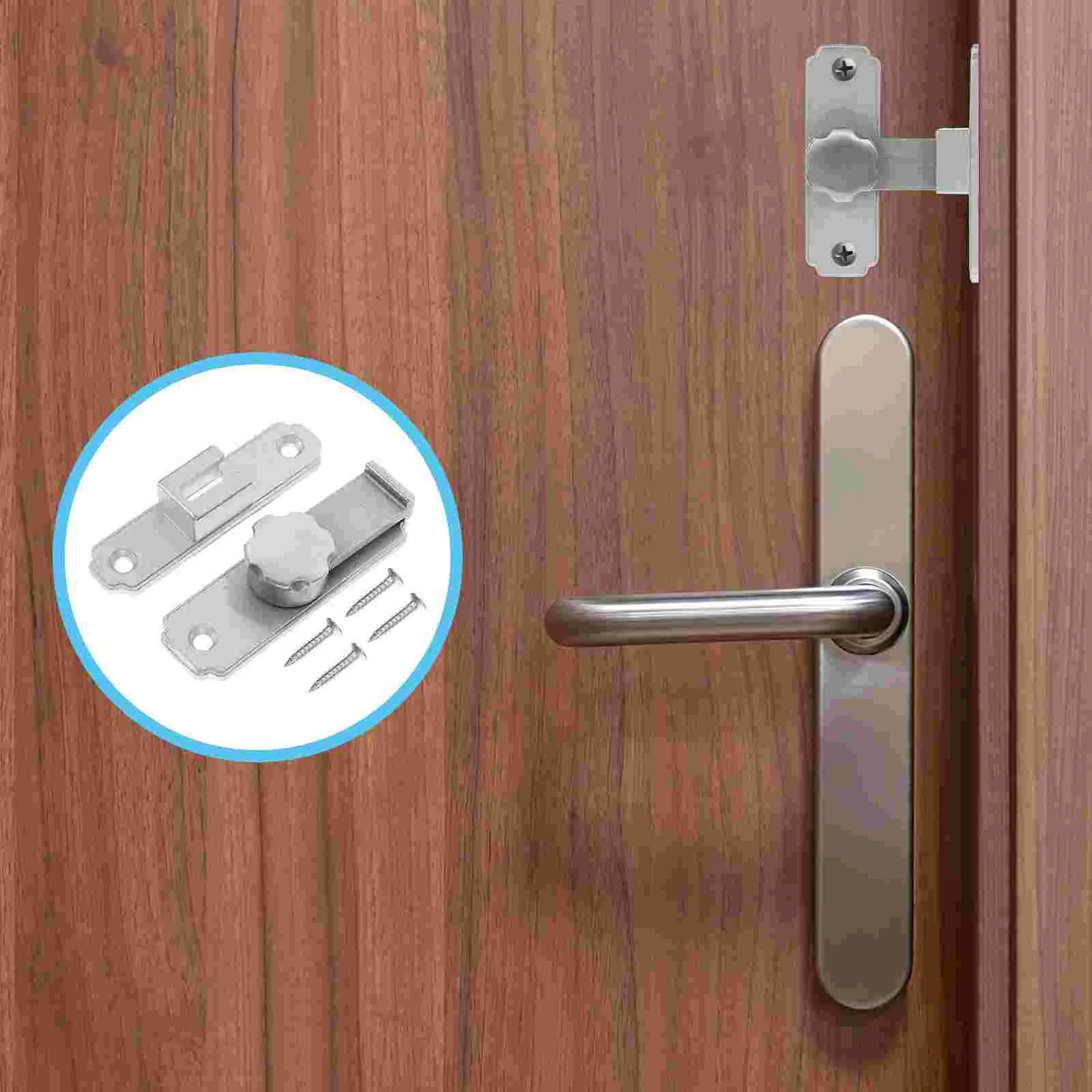 

Защелка дверного замка 90 градусов, карманный дверной замок, раздвижной дверной замок из нержавеющей стали